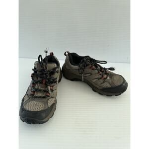 Merrell Boys Moab 2 Low Lace Hiking Shoe, Bark Brown-size 12M